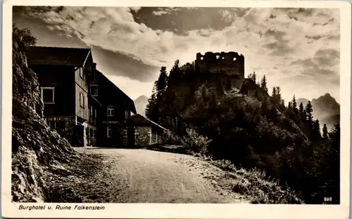 40373 - Deutschland - Burghotel u. Ruine Falkenstein - gelaufen 1935
