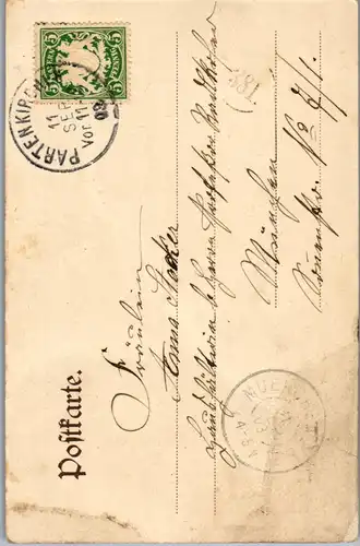 40389 - Deutschland - Partenkirchen , Pfarrhof - gelaufen 1903