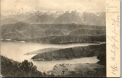 40391 - Deutschland - Walchensee vom Herzogstand - gelaufen 1905