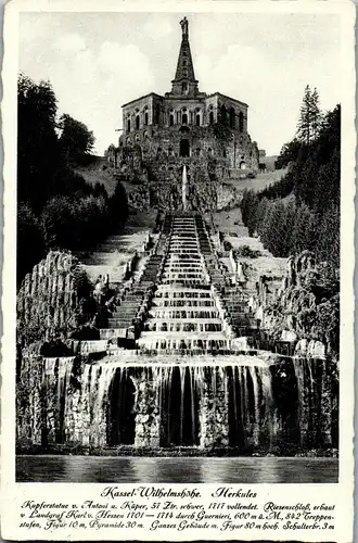40393 - Deutschland - Kassel Wilhelmshöhe , Herkules - gelaufen 1937