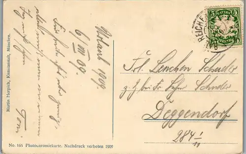 40441 - Deutschland - Bad Reichenhall gegen Süden - gelaufen 1909