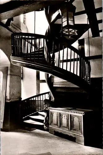 40470 - Deutschland - Alsfeld , Ritterhaus , Wendeltreppe - nicht gelaufen