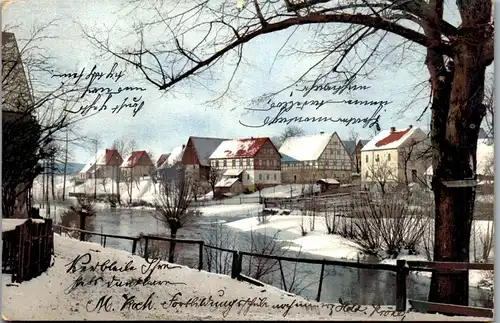 40484 - Künstlerkarte - Deutschland , gestempelt Göttingen - gelaufen 1906
