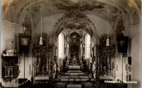 40486 - Deutschland - Mittenwald , Pfarrkirche - nicht gelaufen