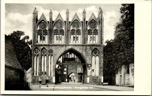 40491 - Deutschland - Neubrandenburg , Meckl. Stargarder Tor - gelaufen 1958