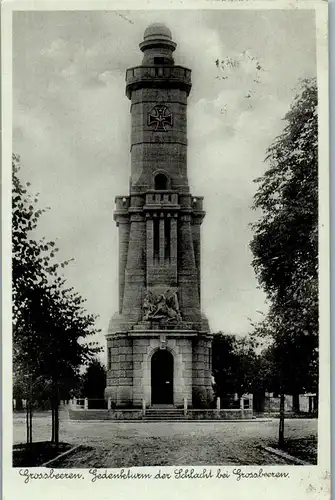 40557 - Deutschland - Grossbeeren , Gedenkturm der Schlacht bei Grossbeeren - gelaufen 1938