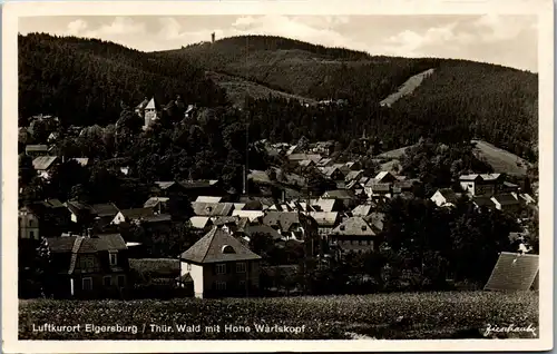 40569 - Deutschland - Elgersbrug mit Hohe Wartskopf - gelaufen 1958