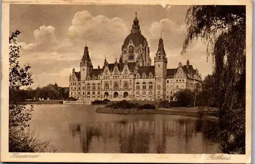 40578 - Deutschland - Hannover , Rathaus - gelaufen 1917