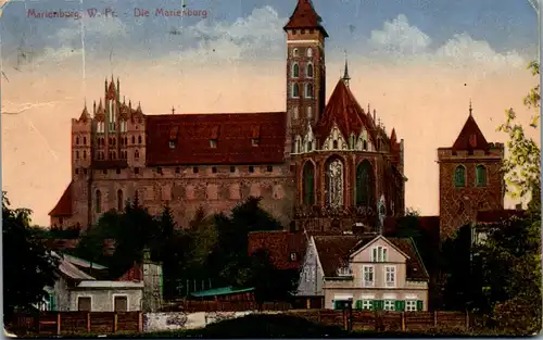 40579 - Deutschland - Westpreussen , Die Marienburg  - gelaufen 1921