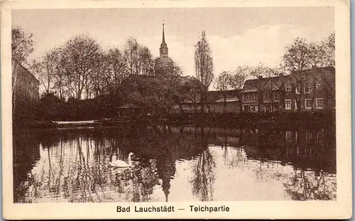 40580 - Deutschland - Bad Lauchstädt , Teichpartie - nicht gelaufen