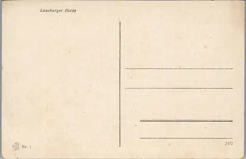 40595 - Künstlerkarte - Lüneburger Heide - nicht gelaufen