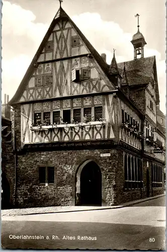 40605 - Deutschland - Oberlahnstein a. Rhein , Altes Rathaus - gelaufen 1958