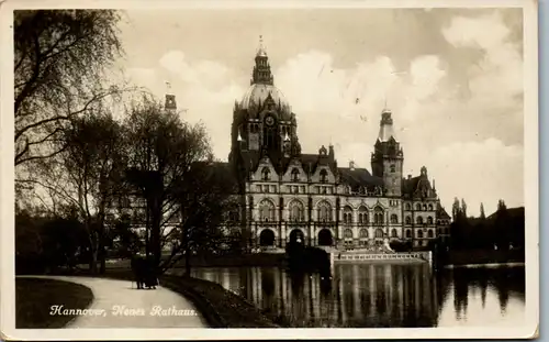 40609 - Deutschland - Hannover , Neues Rathaus - gelaufen 1932