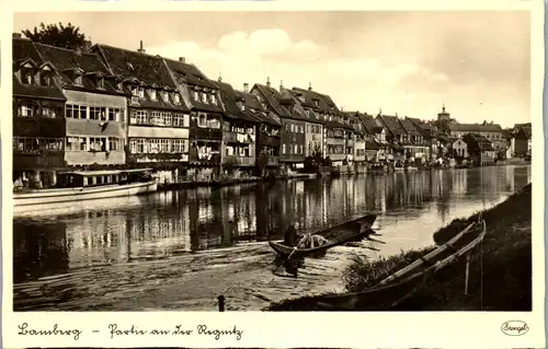 40617 - Deutschland - Bamberg , Partie an der Regnitz - nicht gelaufen