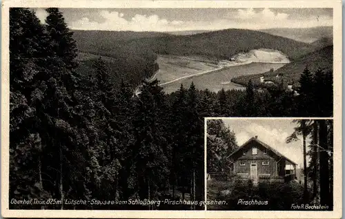 40622 - Deutschland - Oberhof , Lütsche Stausee vom Schlossberg-Pirschhaus gesehen - gelaufen