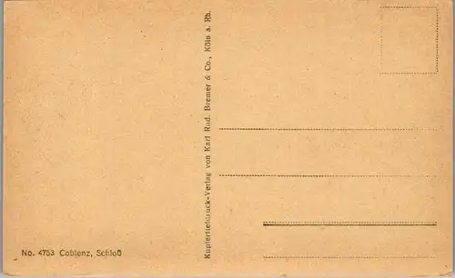 40641 - Deutschland - Coblenz , Koblenz , Schloß - nicht gelaufen