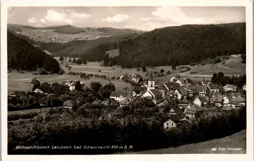 40660 - Deutschland - Lenzkirch bad. Schwarzwald , Panorama - gelaufen 1941