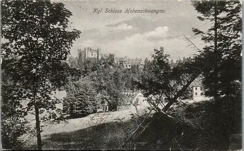 40682 - Deutschland - Königl. Schloss Hohenschwangau - gelaufen 1905