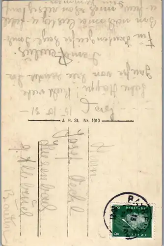 40697 - Deutschland - Kulmbach , Schießgraben mit Plassenburg - gelaufen 1931