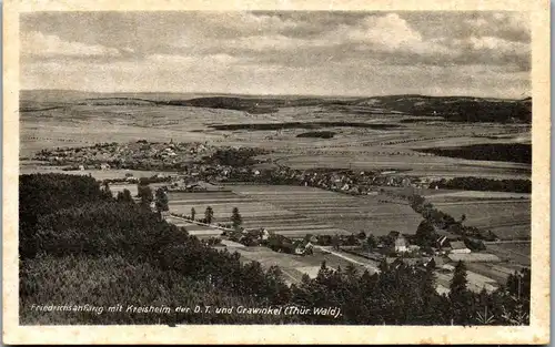 40715 - Deutschland - Friedrichsanfang mit Kreisheim der D. T. und Crawinkel , Thür. Wald - nicht gelaufen