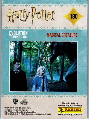 40732 - Karten zum Sammeln - Harry Potter , Panini , Evolution Trading Card , 180 , Magical Creature