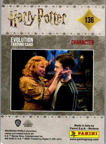 40734 - Karten zum Sammeln - Harry Potter , Panini , Evolution Trading Card , 136 , Character