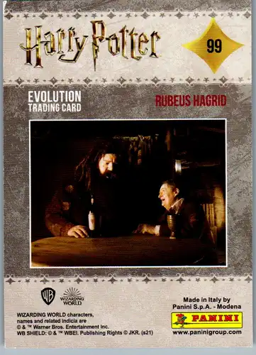 40739 - Karten zum Sammeln - Harry Potter , Panini , Evolution Trading Card , 99 , Rubeus Hagrid