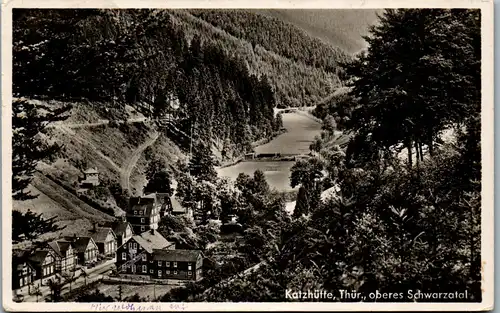 40760 - Deutschland - Katzhütte , Thür. , Oberes Schwarzatal - gelaufen