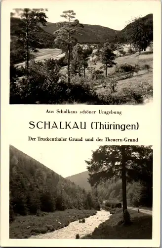 40772 - Deutschland - Schalkau , Thür. , Der Truckenthaler u. d. Theuern Grund - gelaufen