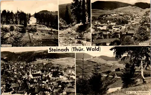40779 - Deutschland - Steinach , Thür. Wald , Mehrbildkarte , Rattenkämmlein , Sanatorium - gelaufen