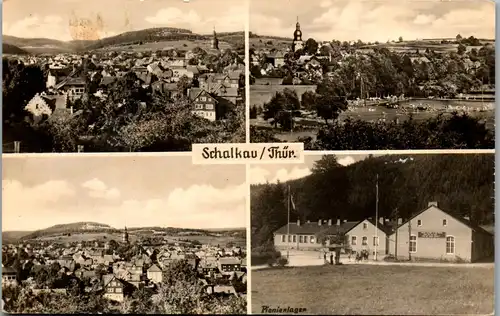 40783 - Deutschland - Schalkau , Thür. , Pionierlager , Mehrbildkarte - gelaufen
