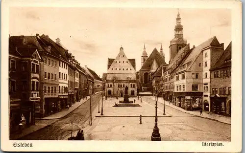 40800 - Deutschland - Eisleben , Marktplatz , Markt - nicht gelaufen