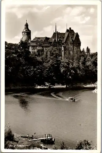 40801 - Deutschland - Schlesien , Burg Tzschocha an der Talsperre Marklissa - gelaufen