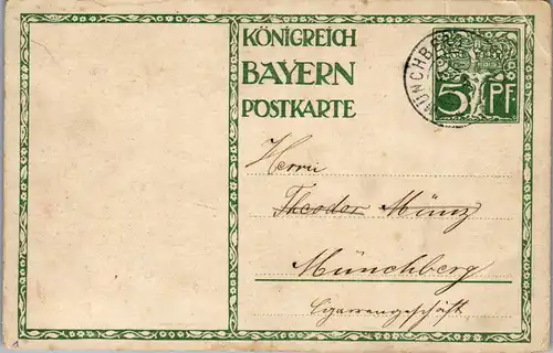 40812 - Deutschland - Bayern 1911 , Luitpold v. Bayern , Diez - gelaufen