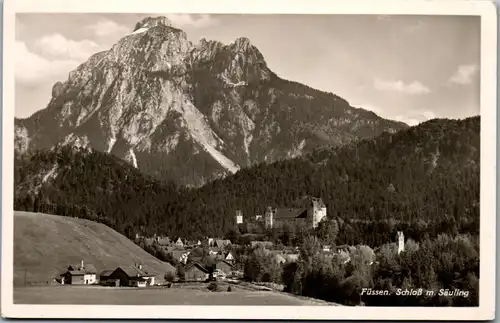 40821 - Deutschland - Füssen , Schloß mit Säuling - gelaufen