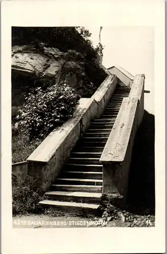 40850 - Stiege - Kalvarienberg , Stiegenmotiv - nicht gelaufen