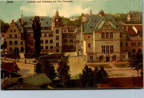 40879 - Deutschland - Jena , Lesehalle und Volkshaus am Carl Zeissplatz - nicht gelaufen