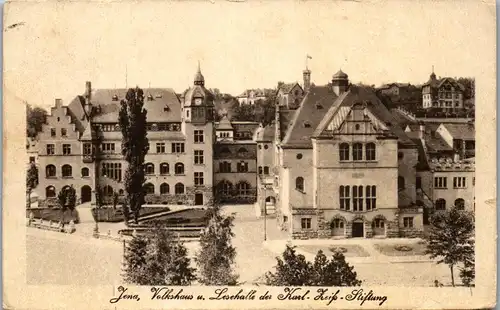 40882 - Deutschland - Jena , Volkshaus u. Lesehalle der Karl Zeiss Stiftung - gelaufen