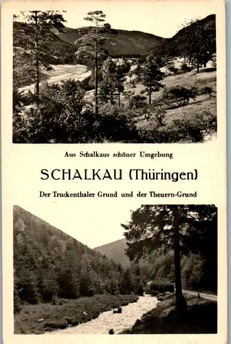 40886 - Deutschland - Schalkau , Truckenthaler Grund u. Theuern Grund - gelaufen