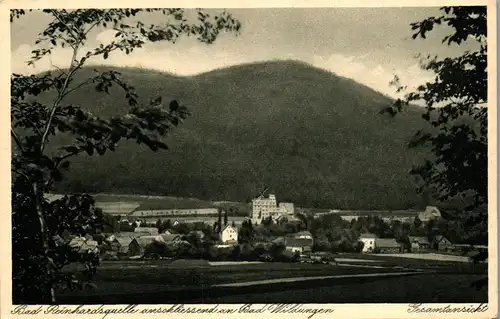 40889 - Deutschland - Bad Reinhardsquelle anschließend an Bad Wildungen , Gesamtansicht - gelaufen