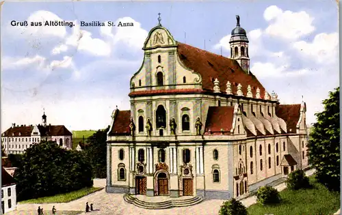 40905 - Deutschland - Altötting , Basilika St. Anna - gelaufen