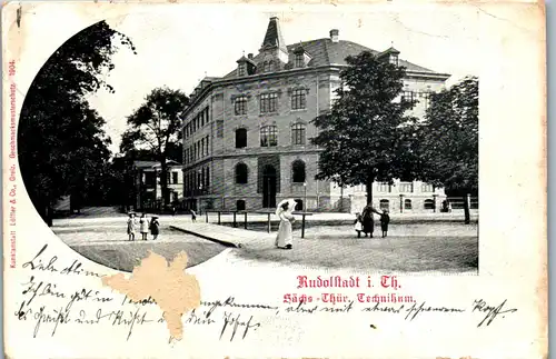 40929 - Deutschland - Rudolstadt i. Thür. , Sächs. - Thür. Technikum - gelaufen