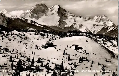 40933 - Deutschland - Mittenwald , Hoher Kranzberg , Alpspitze - gelaufen