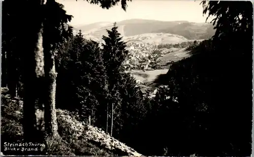 40978 - Deutschland - Steinach , Thür. Wald , Blick v. Brand - gelaufen