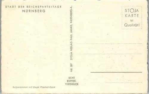 41009 - Deutschland - Nürnberg , Albrecht Dürer Haus mit Wehrgang - nicht gelaufen