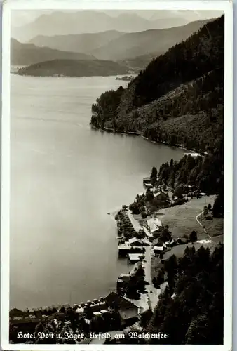 41023 - Deutschland - Urfeld am Walchensee , Hotel Post u. Jäger - gelaufen