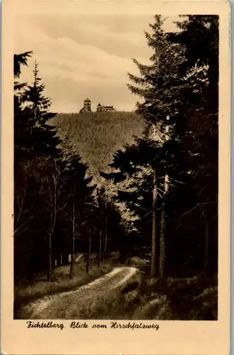 41026 - Deutschland - Fichtelberg , Blick vom Hirschfalzweg - gelaufen