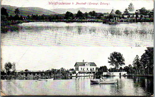 41031 - Deutschland - Waldfriedensee b. Neustadt , Herzogt. Coburg - gelaufen