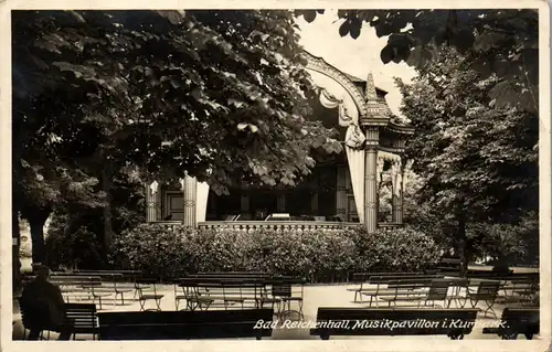 41155 - Deutschland - Bad Reichenhall , Musikpavillon im Kurpark - gelaufen