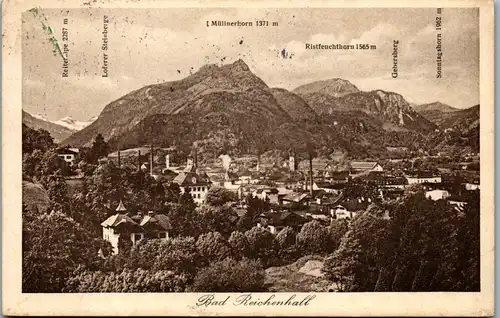 41156 - Deutschland - Bad Reichenhall . Müllnerhorn , Ristfeuchthorn , Panorama - gelaufen